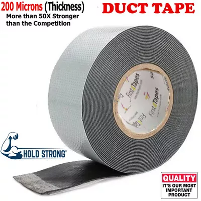 Heavy Duty Extra Strong 70mesh 200micron 48MM X50M Duct Gaffer Tape Waterproof • £4.99