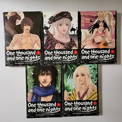 One Thousand And One Nights Vol 1-5 Manga: Jeon JinSeok Han SeungHee Light Use • $54.98