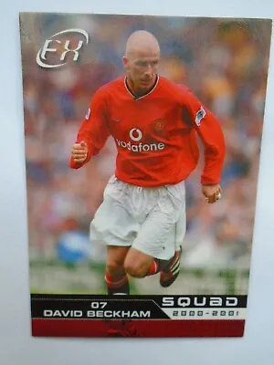 David Beckham Manchester United Card 2001 Futera Fx #2 Squad • £12.95