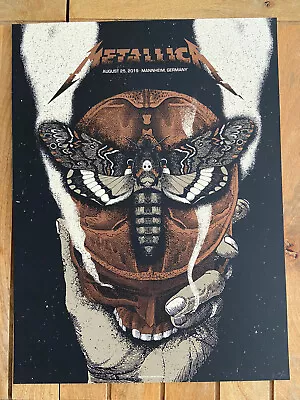 Metallica - Mannheim Germany 2019 AP Artist Signed Concert Poster  • £125