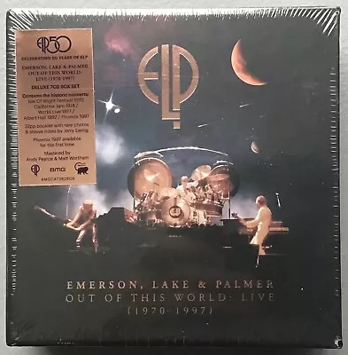 ELP 50 Emerson Lake & Palmer Out Of This World Live (1970-1997) 7 CD Box Sealed • $50