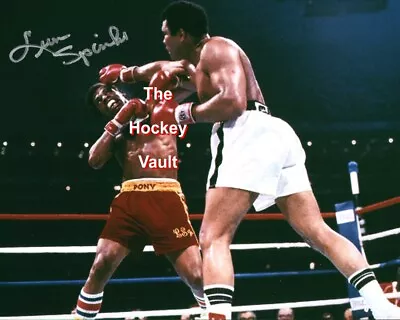 Muhammed ALI Delivers MIND Blowing PUNCH To Leon SPINKS Signed CUSTOM 8X10 COA • $34.95