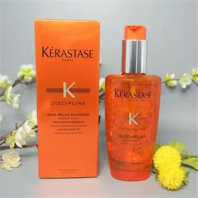 KERASTASE DISCIPLINE OLEO RELAX ADVANCED HAIR Oil 100ml / 3.4oz  100% FRESH! • $34.99