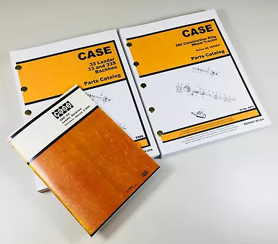 $46.97 • Buy Case 580Ck Tractor Loader Backhoe Operators Manual Parts Catalog Set