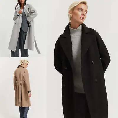 Country Road RRP $499 Wool Handmade Coat In 3 Colours XS S M L • $179