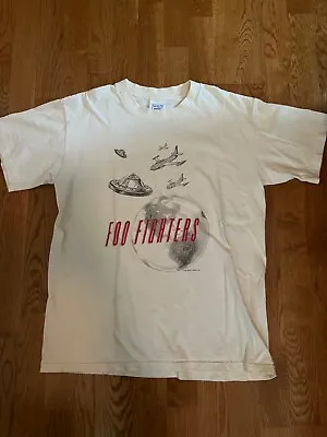 Foo Fighters 1996 UFO Tour Tee With Tour Dates Large • $400
