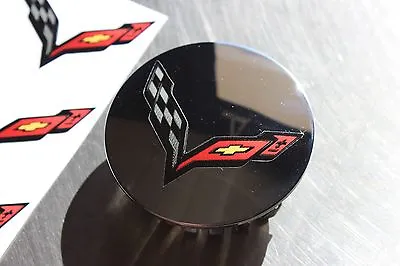 2014 2015 2016 2017 2018 2019 C7 Corvette Logo Center Cap Sticker Decals Wheel • $15.95