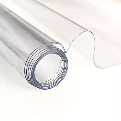 Clear Vinyl Sheeting 5 Yard Roll Of Transparent Plastic • $44.99