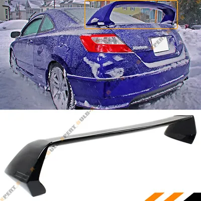 For 06-11 8th Gen Honda Civic 2 Door Coupe Painted Blk Rr Style Trunk Spoiler • $113.99