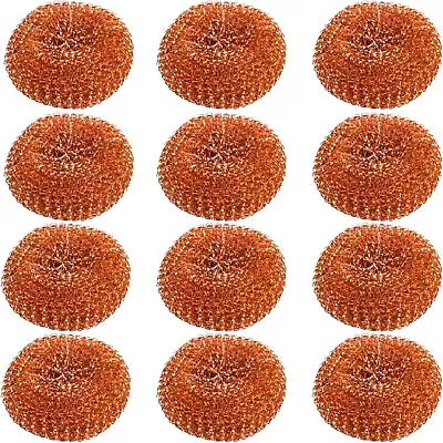 Copper Scourers Mesh Scourers Heavy Duty Scrubbing Pots Pans  Kitchen • £16.99