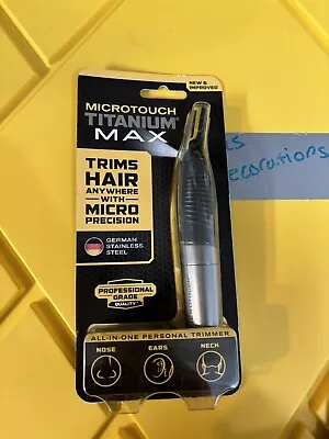 Micro Touch Titanium Hair Removal Trimmer - Gray • $11.48