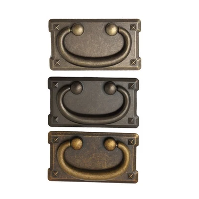 $11.11 • Buy Antique Small Handle Knob Simple Wardrobe Drawer Pull Furniture Hardware