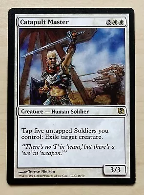 Catapult Master Rare Creature Duel Decks Elspeth Tezzeret MTG Magic Gathering LP • $2.49