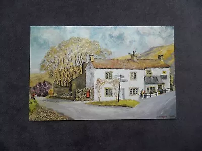 Vintage Art Postcard Of Malham In Airedale Nepr Series 5 First Day Of Sale 1974 • £2.99