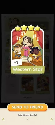 Monopoly Go: Western Star • $4.36
