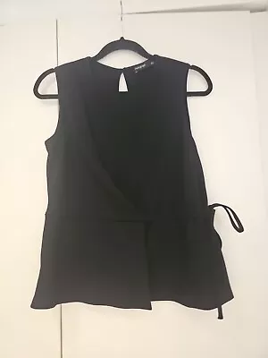 M&S Autograph Black Sleeveless Top • £2.99