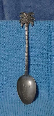 Vintage Souvenir Spoon~From  Habana  Cuba~Shaped Like A Palm Tree~very Nice~~~ • $11.50