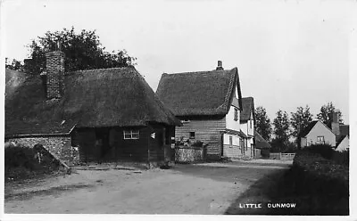 Early  LITTLE DUNMOW  Street Scene Chelmsford Essex Photo Postcard • £9