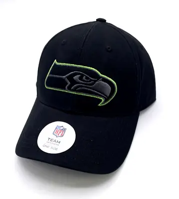 Seattle Seahawks Black Hat Mvp Authentic Nfl Football Team Adjustable Cap New • $21.99