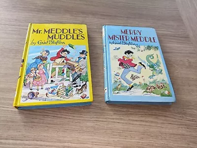 2 X 'Mr Meddle' Hardback Books Enid Blyton Dean & Son Ltd 1970/1971 • £3.99