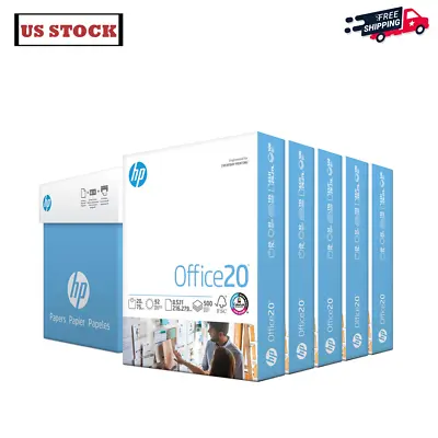 $38.98 • Buy HP Printer Paper, Office 20lb, 8.5 X 11 - 5 Reams, 2500 Sheets