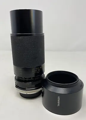 Tamron 80-210mm F3.8-4 Adaptall 2 Lens + Caps & Adaptor For Canon FD - Fungus • £9.99