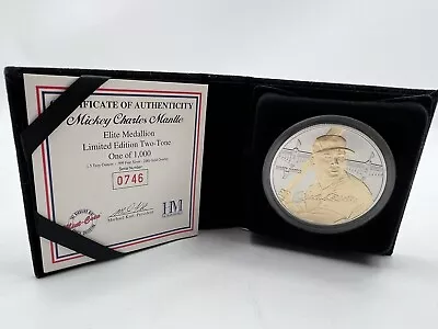 Mickey Mantle 1.5 Troy Oz.  .999 Silver Coin (Highland Mint) 746/1000 Limited! • $92.99