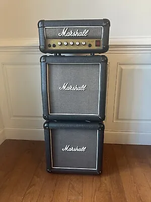 Marshall Lead 12 Micro Mini Full Stack Guitar Amp Head 2 Cabinets • $799