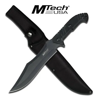 New MTech USA Large 14  Fixed Blade Tactical Bowie Knife G10 Full Tang MT-20-39 • $79.95