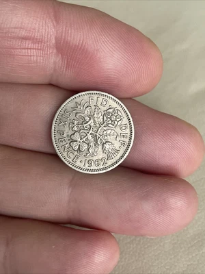 £0.89 • Buy Great Britain - Queen Elizabeth II 6d / Sixpence 1962 Copper-Nickel Coin