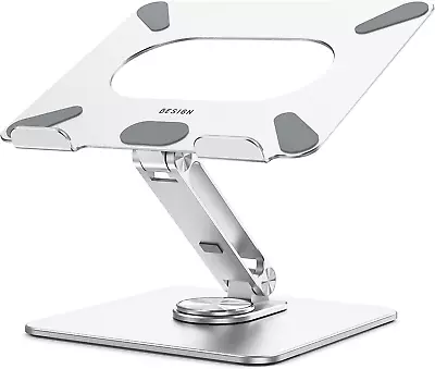 LSX7 Laptop Stand With 360° Rotating Base Ergonomic Adjustable Notebook Stand  • $45.99