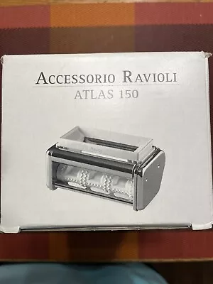 Marcato 8323 Ravioli Cutter Attachment Works With Atlas 150 Pasta Machine Silver • $50