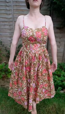 Vintage Laura Ashley  Dress Floral Size 80s 70s Size 12 S M Perfect For Revival  • £160