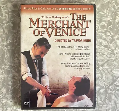 NEW The Merchant Of Venice DVD Trevor Nunn Royal National Theatre 2000 SEALED • $26.90