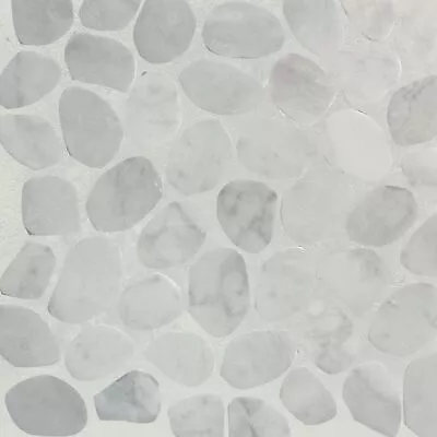 Slice Carrara Mosaic Wall & Floor Tile ($13.98/SqFt) • $69.90