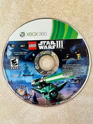 LEGO Star Wars III: The Clone Wars (Microsoft Xbox 360 2011) *Disk Only*  • $6.95