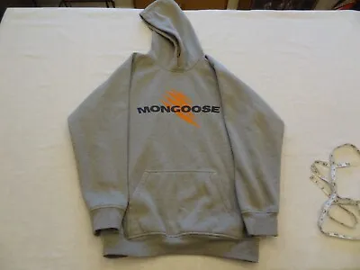 Y2K Mongoose Cycling Hoodie Men’s Large Grey Pullover BMX  • $25