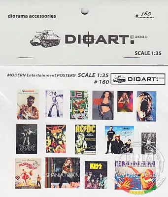 DioArt 1/35 Modern Entertainment Posters • $5.51