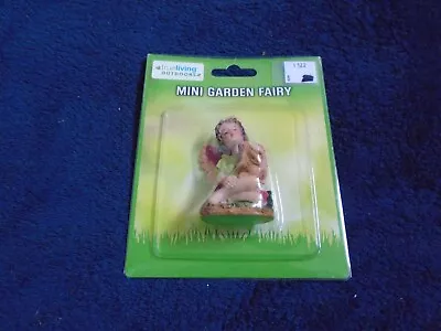 Trueliving Outdoors Mini Garden Fairy Holding A Rabbit New • $3.99