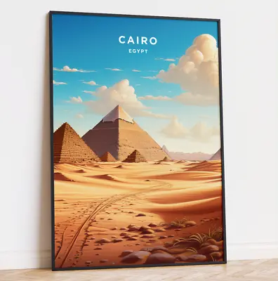 Cairo Travel Poster Egypt Art Print • £19.99