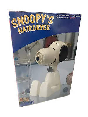 Salton White And Black 1991 Snoopy’s Hair Dryer Vintage • $75.65