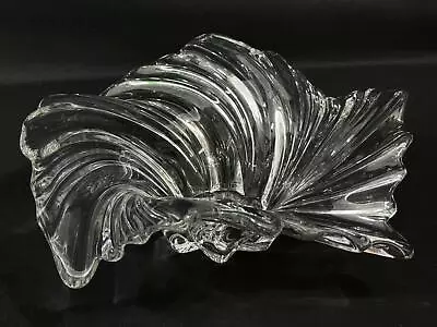 MIKASA Belle Epoque Swirl Wave Lead Crystal Bowl • $29.40