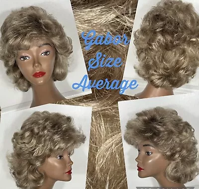 Gabor Wig Synthetic Mid-Length Layered Soft Curls Shag Y-1 • $21