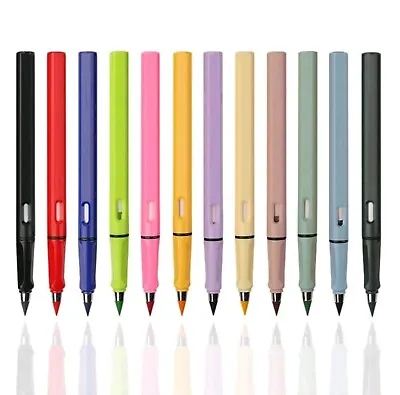 12 Coloured Pencils Set Macaron Classic Style Ultimate Eternity Magic Inkless • £11.99
