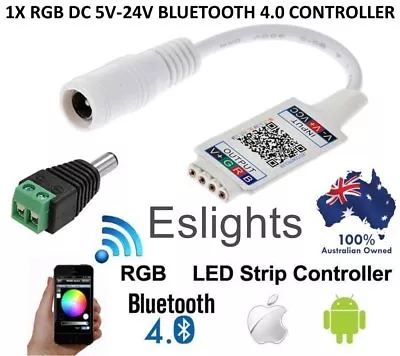Rgb Bluetooth Wireless Led Phone Controller For Rgb 5050 3528 Led Strip Light  • $8.87