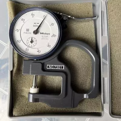 Mitutoyo Dial Thickness Gauge 7301A Japan • $110