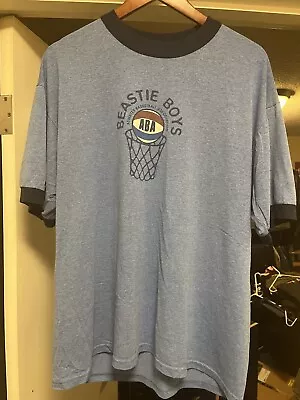 Vintage Beastie Boys ABA Ringer TourT Shirt Mens Size XL Atwater Basketball • $75