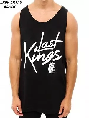 Last Kings Logo Tank Top Shirt Last Kings White Sublimated Tank Top S-2x • £20.75