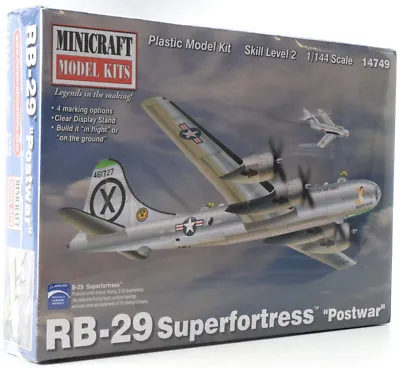 Minicraft B-29 Superfortress  Postwar  1/144 Plastic Model Plane Kit 14749 • $20.99