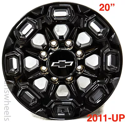 4 20” Chevy Silverado 2500 3500 HD Replica 8x180 Black 8 Lug Wheels Rim 5946 • $1450